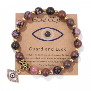 Diablo Hongde\\\'s Eye Guardian Pulsera Pulsera de Piedra Natural